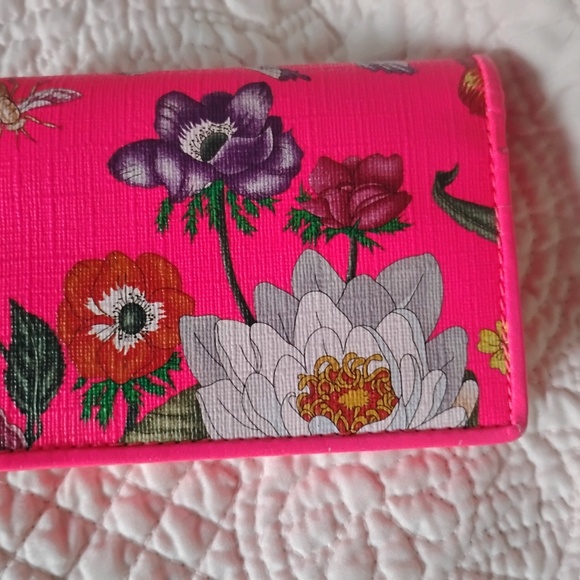 GUCCI Flora Pink Women's wallet - Picture 2 of 4